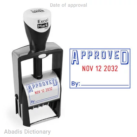 date of approval